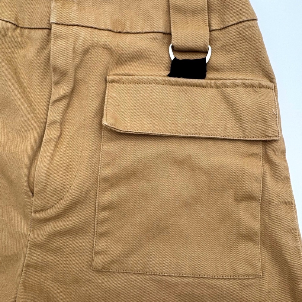 Love‎ Tree Womens Cargo Utility Shorts Camel Tan High Rise Tactical Size Small - Picture 3 of 5